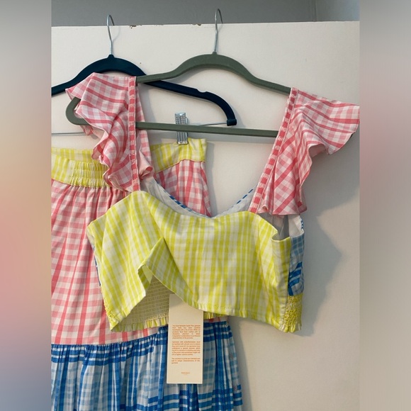 Rococo Sand gingham skirt and top set - Picture 7 of 9